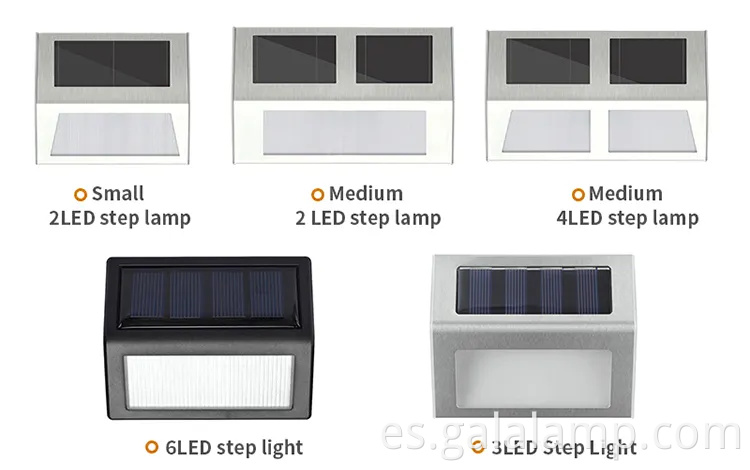 Elegantes luces de jardín al aire libre con energía solar para todo el clima